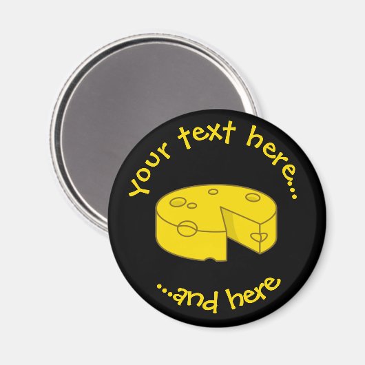 イエローチーズ マグネット (正面/裏面)