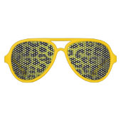 イエローチーターサングラス アビエーターサングラス (正面)