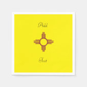 イエローツィアサンプーロヌエボメキシコ スタンダードカクテルナプキン (正面)