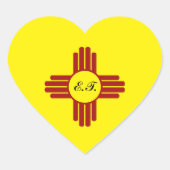 イエローツィアサンプーロヌエボメキシコ ハートシール (正面)