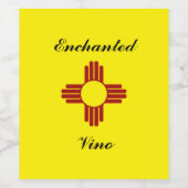 イエローツィアサンプーロヌエボメキシコ ワインラベル (シングルラベル)