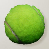 イエローテニスボール枕 ラウンドクッション (正面)