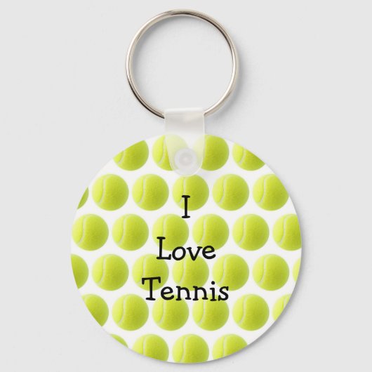 イエローテニスボール キーホルダー (正面)