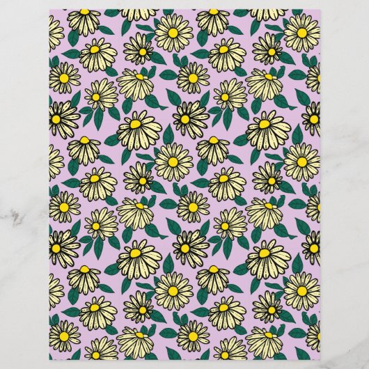 イエローディシーの花柄 (正面)