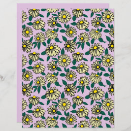 イエローディシーの花柄