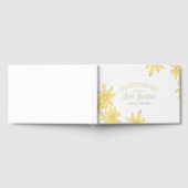 イエローデイジーお祝いライフメモリアル ゲストブック (全面)