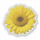 イエローデイジーの花びら  シール (正面)