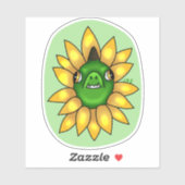 イエローデイジードラゴン シール (シート)