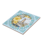 イエローデイジーライトハウス タイル (側面)