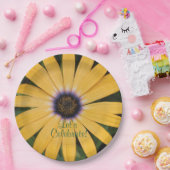 イエローデイジーレッツ祝ー ペーパープレート (パーティー)