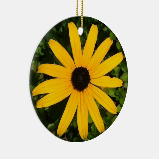イエローデイジーワイルドフラワー撮影 セラミックオーナメント (右)