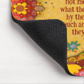 イエローデイジー感動的インスピリシティ先生 マウスパッド (コーナー)