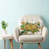 イエローデイジー枕 ランバークッション (椅子)