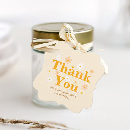 イエローデイジー誕生日サンキュー フェイバータグ