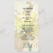 イエローデイリリー ウェディング用品 プログラム (正面/裏面)