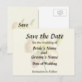 イエローデイリリー ウェディング用品 案内ポストカード (正面/裏面)