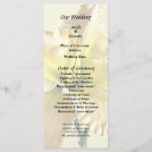 イエローデイリリー ウェディング サプライズ プログラム (正面)