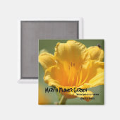 イエローデイリーマグネット マグネット (正面/裏面)