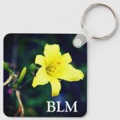 イエローデイリー感動的引用文磁石 キーホルダー (裏面)