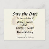 イエローデイリー結婚の供給 案内ポストカード (正面)