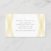 イエローデコモダン名刺 名刺 (裏面)