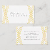 イエローデコモダン名刺 名刺 (正面/裏面)