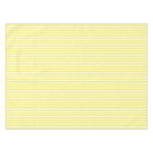 イエローデッキチェアのストライプパターン テーブルクロス (正面(横))