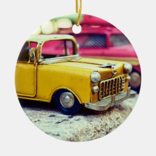 イエロートイカー セラミックオーナメント (正面)