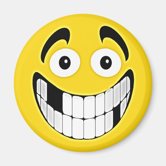 イエロートゥースレスグリン顔 マグネット (正面)