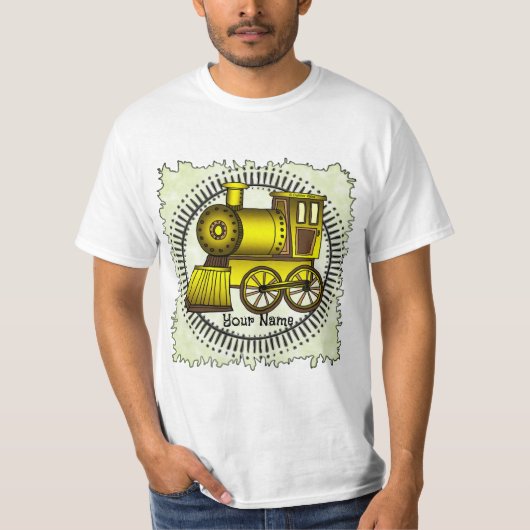 イエロートレインTシャツ Tシャツ (正面)
