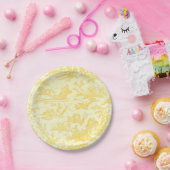 イエロートワール紙プレート ペーパープレート (パーティー)