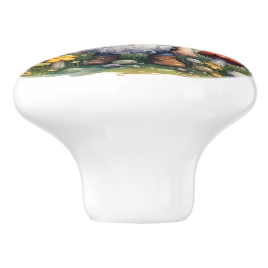 イエロートースツール格言 セラミックノブ (側面)