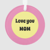 イエロードットアクリルオーナメント オーナメント (裏面)