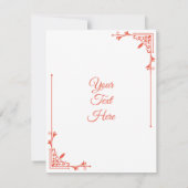 イエロードットマンダラハッピーバースデーカード カード (裏面)