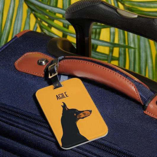 イエロードバーマン ラゲッジタグ (正面インサイチュ1)