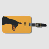 イエロードバーマン ラゲッジタグ (正面横)
