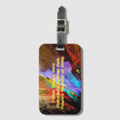 イエロードラゴンケーブラゲージタグ ラゲッジタグ (正面縦)