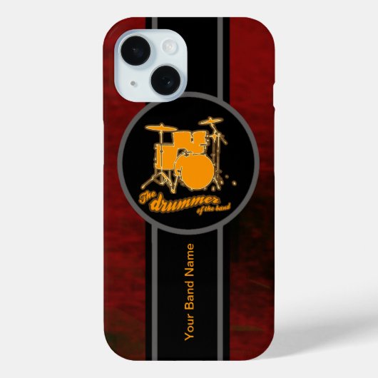 イエロードラムのカスタマイズ Case-Mate iPhoneケース (裏面)