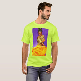 イエロードレスのレディTシャツ Tシャツ