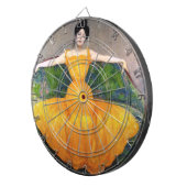 イエロードレスを着た女性(by Max Kurzweil) ダーツボード (正面右)