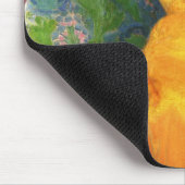 イエロードレスを着た女性(by Max Kurzweil) マウスパッド (コーナー)