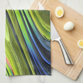 イエローナップのアマゾンのオウムの羽by STaylor キッチンタオル (四つ折り)