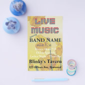 イエローナルシスダフォディルレトロヴィンテージ チラシ (シングル)