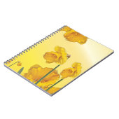 イエローナルシスダフォディルレトロヴィンテージ ノートブック (左側)