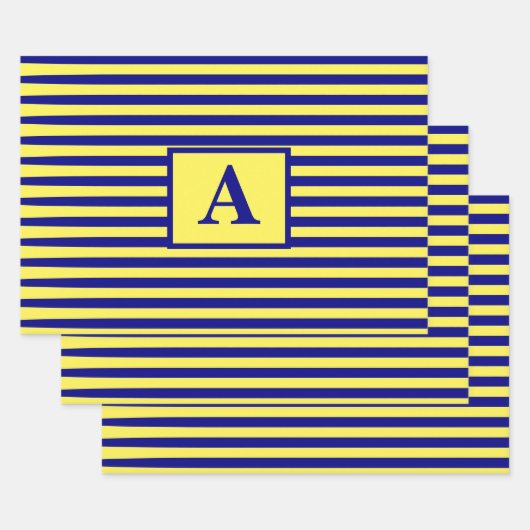 イエローネービーブルーモノ航海のグラムクリスマス ラッピングペーパーシート (セット)