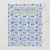 イエローノーススターペンギン赤ちゃんシャワービンゴゲーム (裏面)