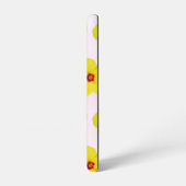 イエローハイビスカスフラワーアート SAMSUNG GALAXYケース (左側面)