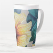 イエローハイビスカスラテマグ カフェラテマグ (右アングル)