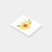 イエローハイビスカス植物芸術 ポストイット (アングル)