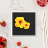 イエローハイビスカス紙ナプキンス スタンダードカクテルナプキン (インサイチュ)